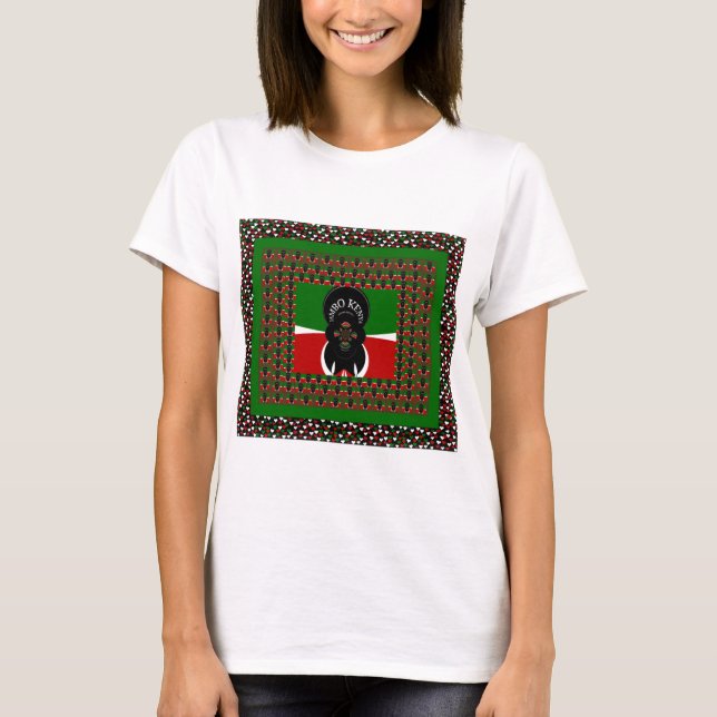 Jambo Kenya Art Print T-Shirt (Front)