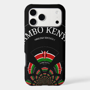 Jambo Kenya Hakuna Matata   Drapeau National Abstr