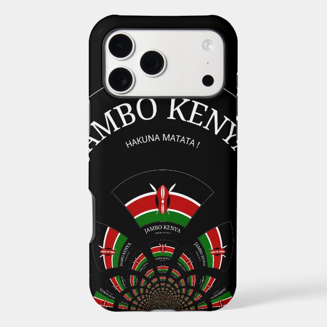 Jambo Kenya Hakuna Matata | National Flag Abstract (Back)