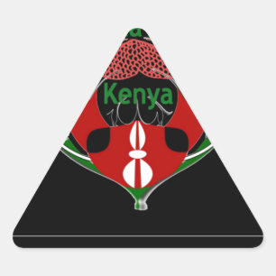 Jambo Kenya Triangle Sticker