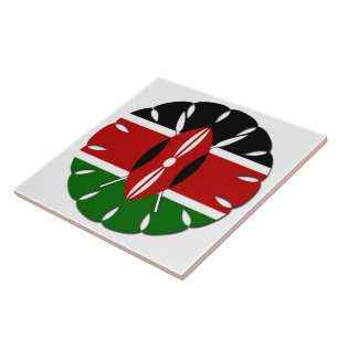 Jambo Kenyan Flag Tile