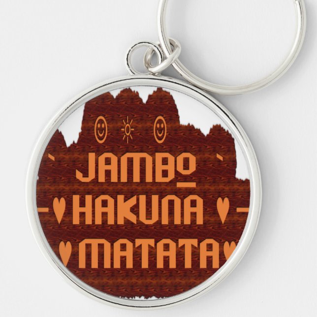 jambo MATATa.png Keychain (Front)