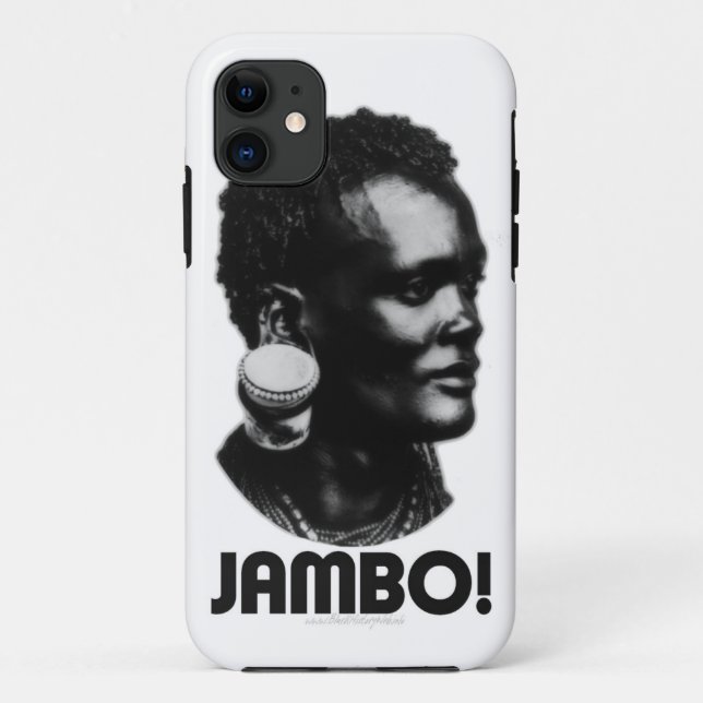 JAMBO! Swahili Greeting Case-Mate iPhone Case (Back)