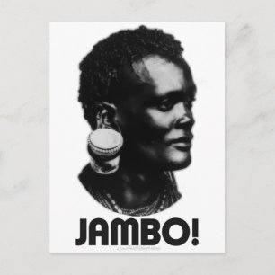 JAMBO! Swahili Greeting Postcard