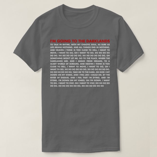 JAMC Darklands  T-Shirt (Design Front)