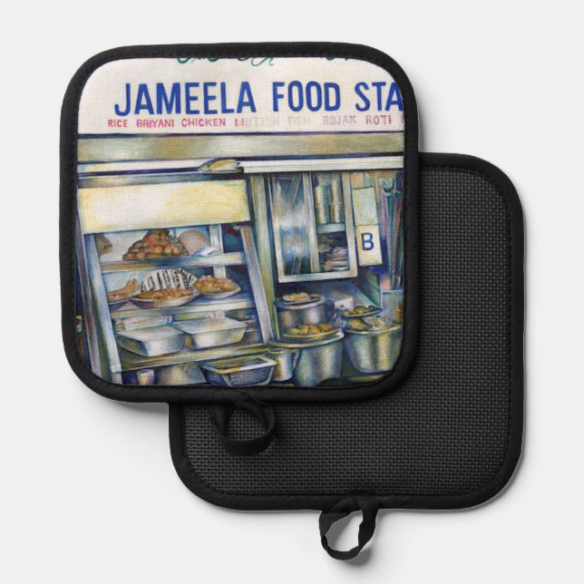 Jameelas's Singapore Pot Holder (Front/Back)