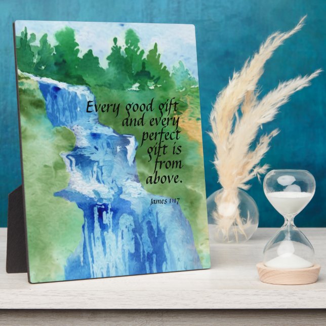 James 1:17   plaque (Side)