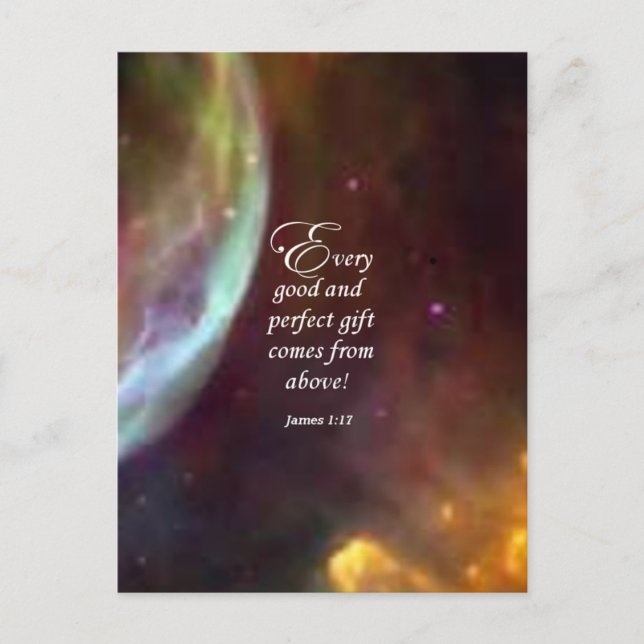 James 1:17 postcard (Front)