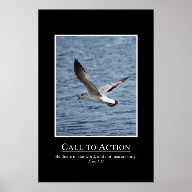 James 1:22 Be Doers of the Word Poster (Front)