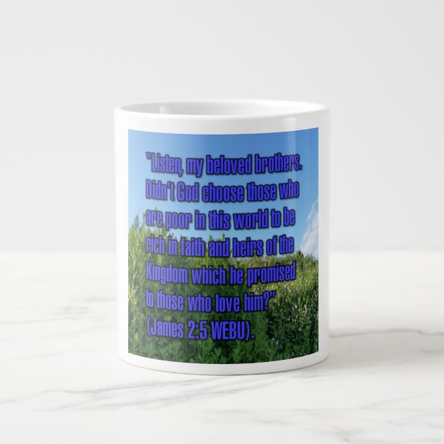 James 2:5 WEBU Mug (Front)
