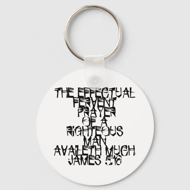 James 5:16 keychain (Front)