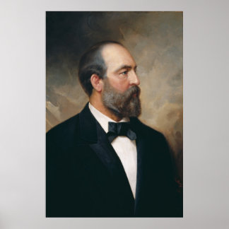 JAMES A. GARFIELD by Ole Peter Hansen Balling Poster