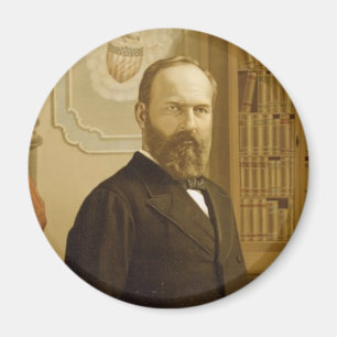 James A Garfield magnet