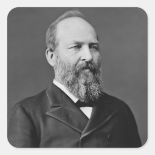 James A. Garfield Square Sticker