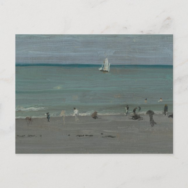 James Abbott McNeill Whistler-Coast Scene, Bathers Postcard (Front)