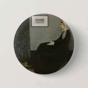 James Abbott Whistler - Whistler's Mother 2 Inch Round Button
