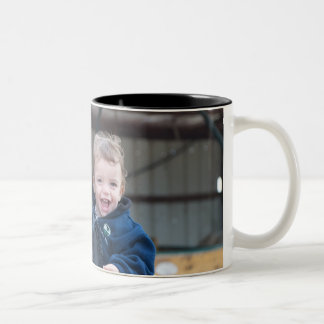 James and Tristan Two-Tone Coffee Mug