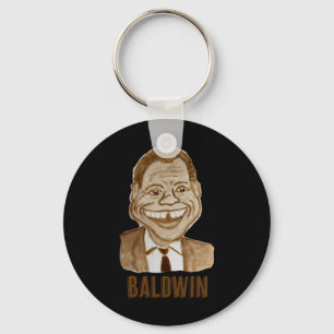 James Baldwin Keychain