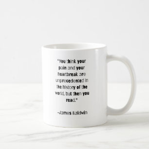 James Baldwin Lecteur Café Mug