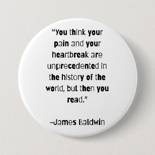 James Baldwin On Reading Quote Pin