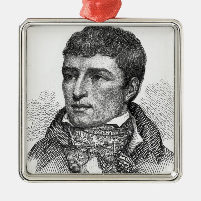 James Belcher Metal Ornament (Front)