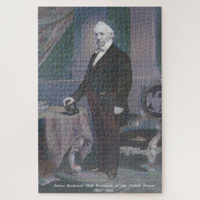 James Buchanan 15th President of America. Jigsaw Puzzle (Vertical)