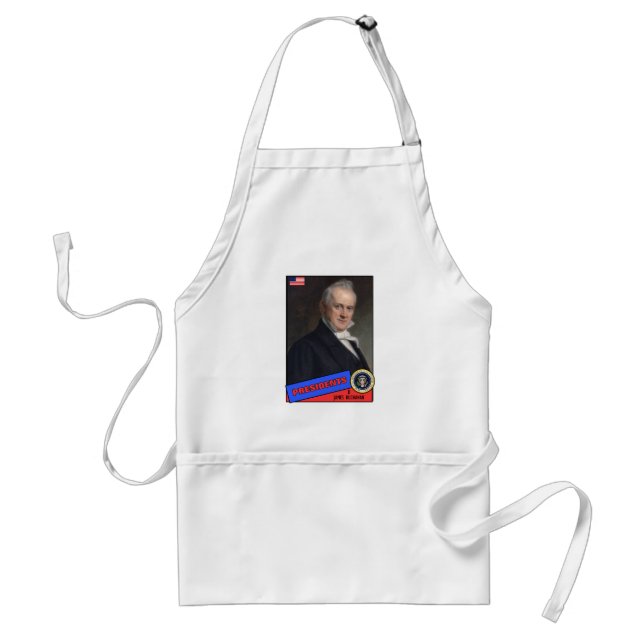 James Buchanan Baseball Card Standard Apron (Front)