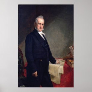 JAMES BUCHANAN Porrtrait by George P.A. Healy Poster