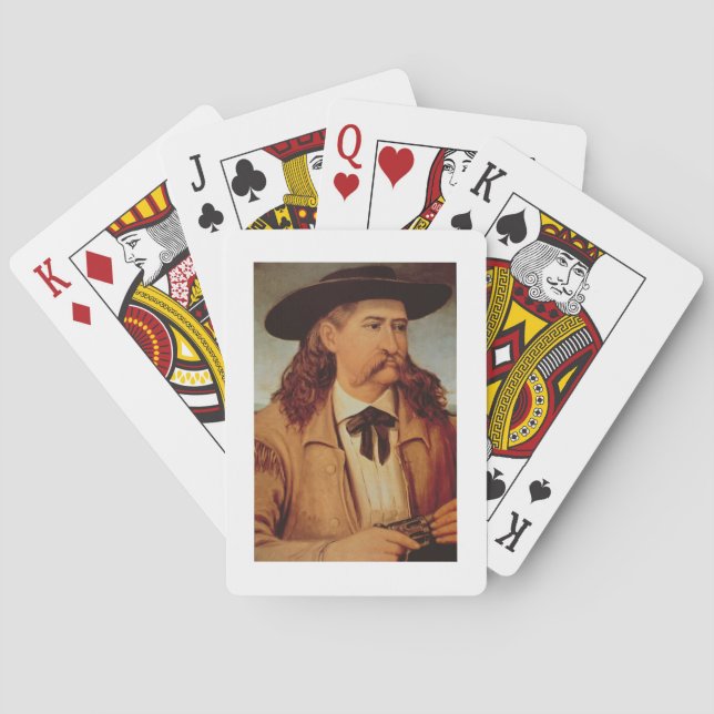 James Butler 'Wild Bill' Hickok (1837-76) 1874 (oi Playing Cards (Back)