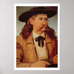 James Butler 'Wild Bill' Hickok (1837-76) 1874 (oi Poster