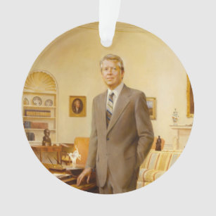 James Carter White House Presidential Portrait Ornament