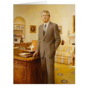 James Earl Carter Painted US President Portrait