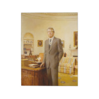 James Earl Carter Painted US President Portrait