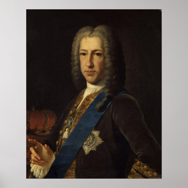 James Francis Edward Stuart by Anton Raphael Mengs Poster (Front)