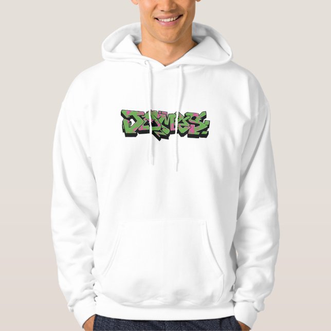James FREESTYLE Custom Graffiti Design Hoodie (Front)