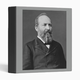 James Garfield 20th President Binder