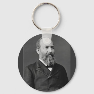 James Garfield 20th President Keychain