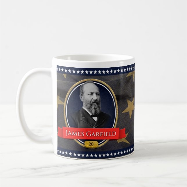 James Garfield Historical Mug (Left)