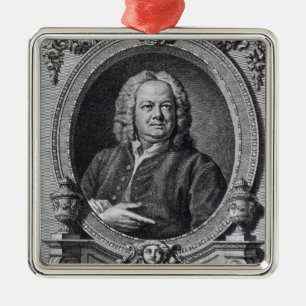 James Gibbs, engraved by Bernard Baron, 1747 Metal Ornament