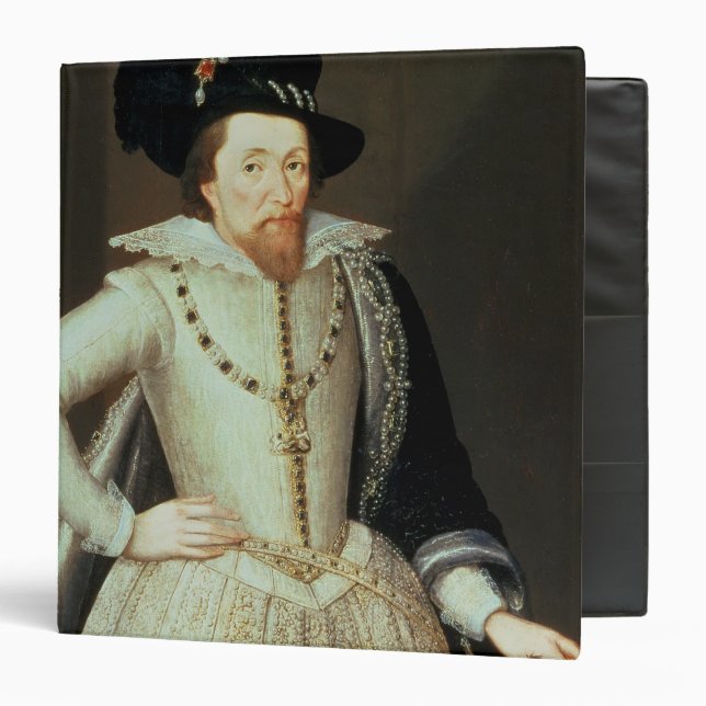 James I, half-length portrait Binder (Front/Inside)