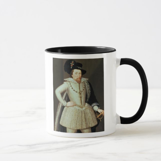 James I, half-length portrait Mug (Right)