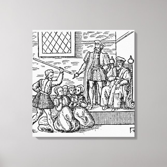 James I  of England and VI of Scotland Canvas Print (Front)