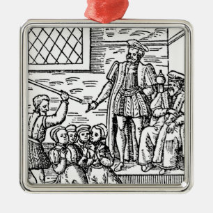James I of England and VI of Scotland Metal Ornament