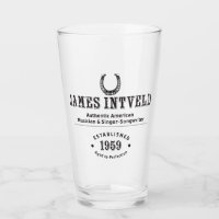James Intveld Horseshoe Beer Glass