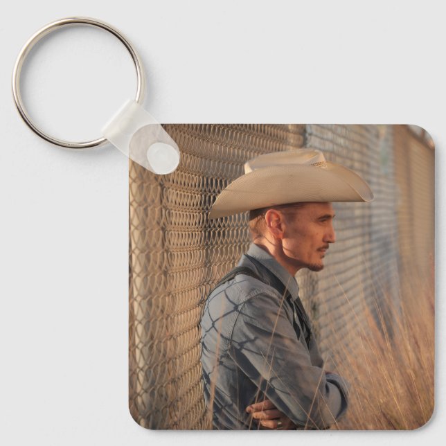 James Intveld Photo with Autograph Keychain (Front)