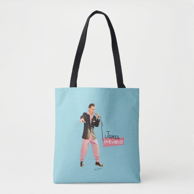 James Intveld Rockabilly Tote Bag (Front)