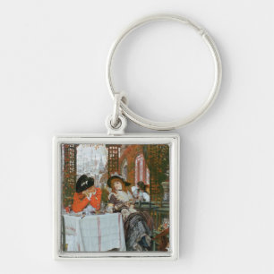James Jacques Joseph Tissot A Luncheon Keychain