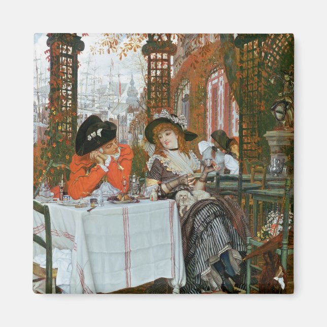 James Jacques Joseph Tissot | A Luncheon Magnet (Front)