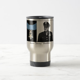 James "Jimmy" Doolittle and The Medal of Honour Travel Mug