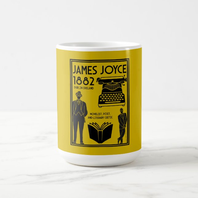 James Joyce Dublin Ireland Coffee Mug (Center)